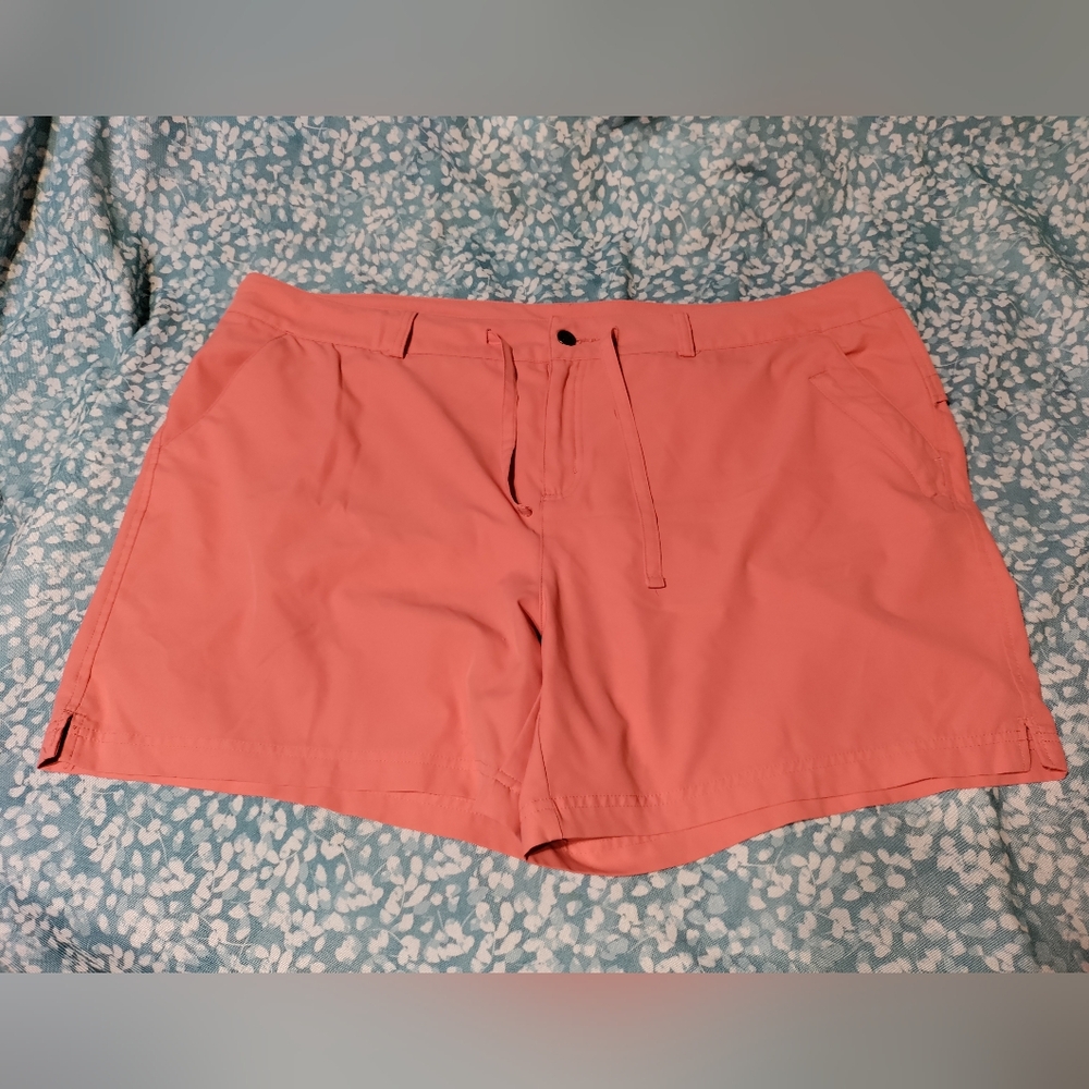 Magellan Outdoors Women's Falcon Lake Shorty Shorts 5in, Coral red, Size 2X
